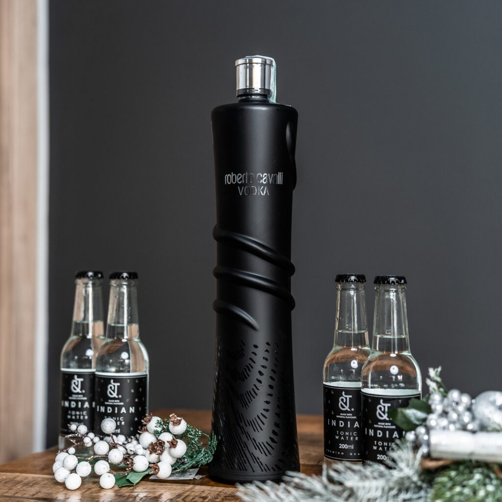 Roberto Cavalli Luxury Vodka x &T Indian Tonic Water